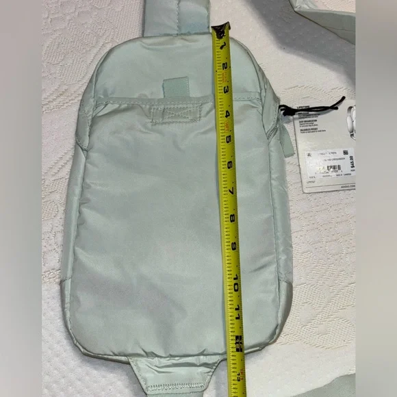 NWT Adidas Crossbody Sling bag/purse Linen Green - Picture 3 of 9